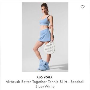 ALO Airbrush Better Together Tennis Skort